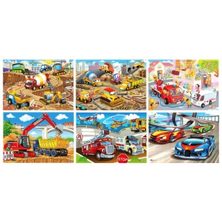 Ghép Hình Phương Tiện Giao Thông 06 Chủ Đề - Trí Việt (35 mảnh)