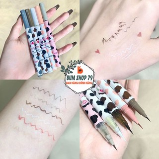  Bút Kẻ Mắt Rozo Cừu Họa Tiết Đốm Nhiều Màu Siêu Mảnh Kẻ Eyeliner Vẽ Bọng Mắt Dạng Lỏng Tự Nhiên Không Lem Lâu Trôi. 