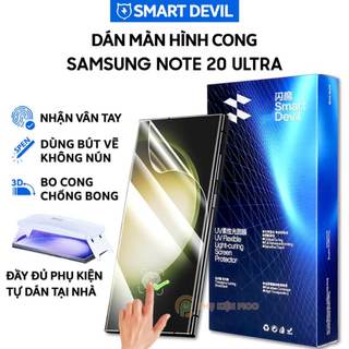 Dán màn hình samsung note 20 ultra ppf uv smart devil full màn hình dẻo trong suốt - dán ppf uv galaxy note 20 ultra