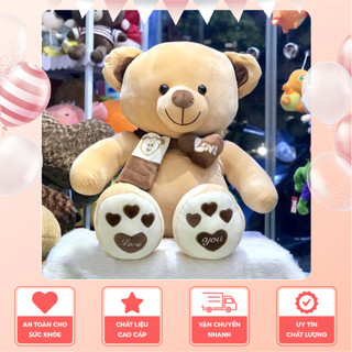 Gấu Bông Teddy Quàng Khăn 1m
