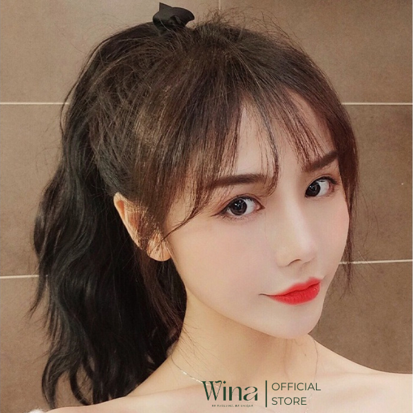 Tóc Cột WINA Xoăn Dợn Sóng Dây Ruy Băng Dài 40cm TCX-30