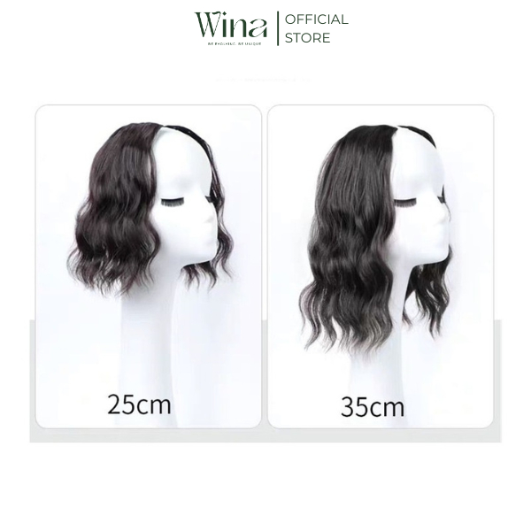 Combo 3 Phím Tóc Kẹp Sợi Tơ Xoăn Sóng 40cm TKN-94 | Tóc Giả Wina