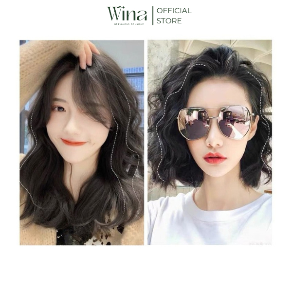 Combo 3 Phím Tóc Kẹp Sợi Tơ Xoăn Sóng 40cm TKN-94 | Tóc Giả Wina