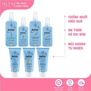 Xịt Chống Muỗi Phun Sương Remos và Kem Chống Muỗi Remos