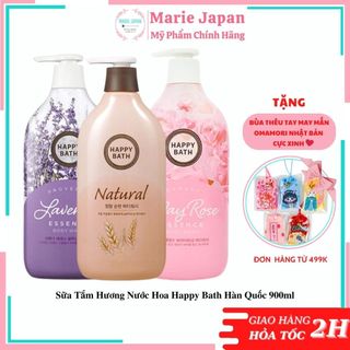 Sữa tắm hương nước hoa Happy Bath Hàn Quốc 900ml