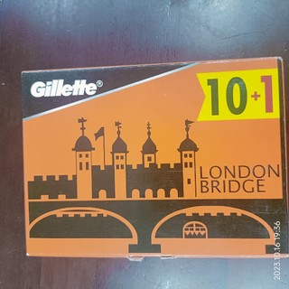 Hộp 100 lưỡi lam Gillette London Cam