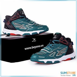 Giày Bóng Chuyền Beyono Thunder Rêu - Giày chuẩn Form Chân Người Việt