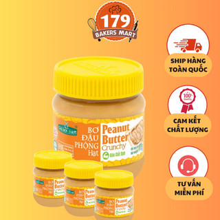 Bơ đậu phộng hạt golden farm 170g, 340g