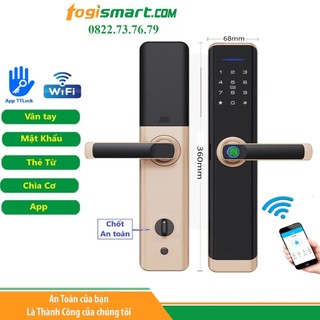 Khóa cửa gỗ app ttlock