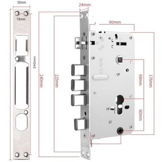 [Mã: G4] Khóa cửa Gỗ App TTLock