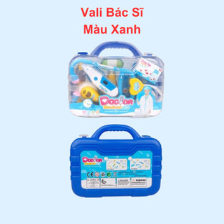 Đồ chơi vali bác sĩ màu xanh hồng đa dạng chi tiết cho bé nhập vai vui chơi cùng bạn bè