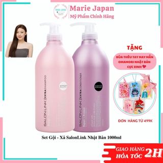 Set gội - xả SalonLink Nhật Bản 1000ml