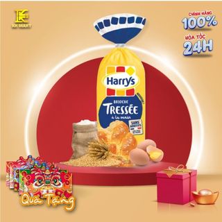 Bánh mì hoa cúc Pháp Harrys 500g dinh dưỡng, tiện lợi