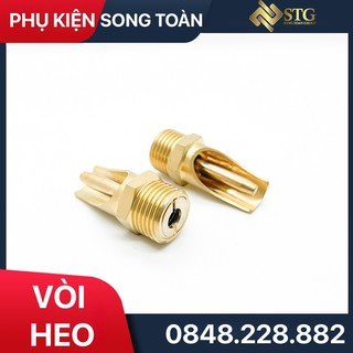 Vòi heo đồng, vòi uống nước cho heo đồng thau - ren 21 27