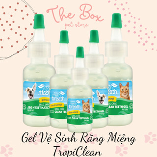 Gel vệ sinh răng miệng tropiclean chó mèo mọi lứa tuổi