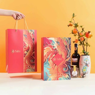 Hộp Đựng Quà Tết Cao Cấp SAHA 2024, Vỏ Hộp Quà Tết Nguyên Đán Tặng Đối Tác Người Thân - HQT11