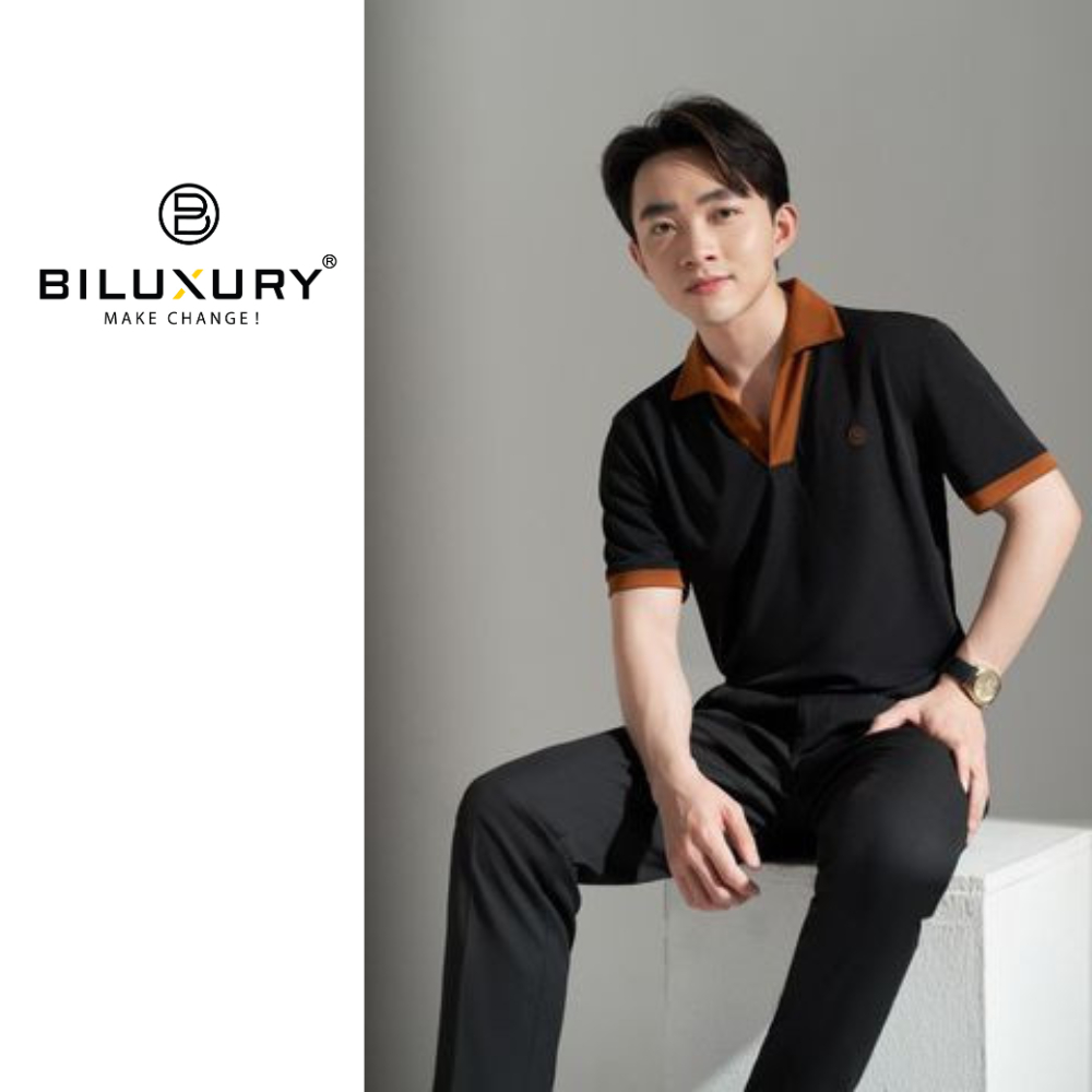 XẢ KHO LẺ SIZE- KHÔNG HỖ TRỢ ĐỔI TRẢ Áo Polo Vải Cotton Mềm Mịn Biluxury, Thoáng Mát, Bền Màu, Chống Nhăn