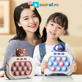 Máy Chơi Game Cầm Tay Bấm Nút POP IT Phiên Bản Điện Tử - Luyện Mắt Luyện Tay Có Đèn Và Âm Thanh