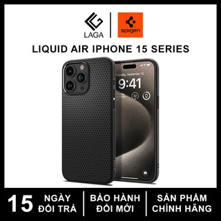 Ốp lưng spigen liquid air cho iphone 15 pro max / 15 pro / 15 plus / 15