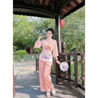 Bộ đồ lam đi chùa