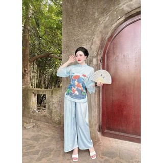 Bộ đồ lam đi chùa