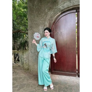 Bộ đồ lam đi chùa