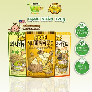 Hạt hạnh nhân tẩm vị hbaf hàn quốc 120g