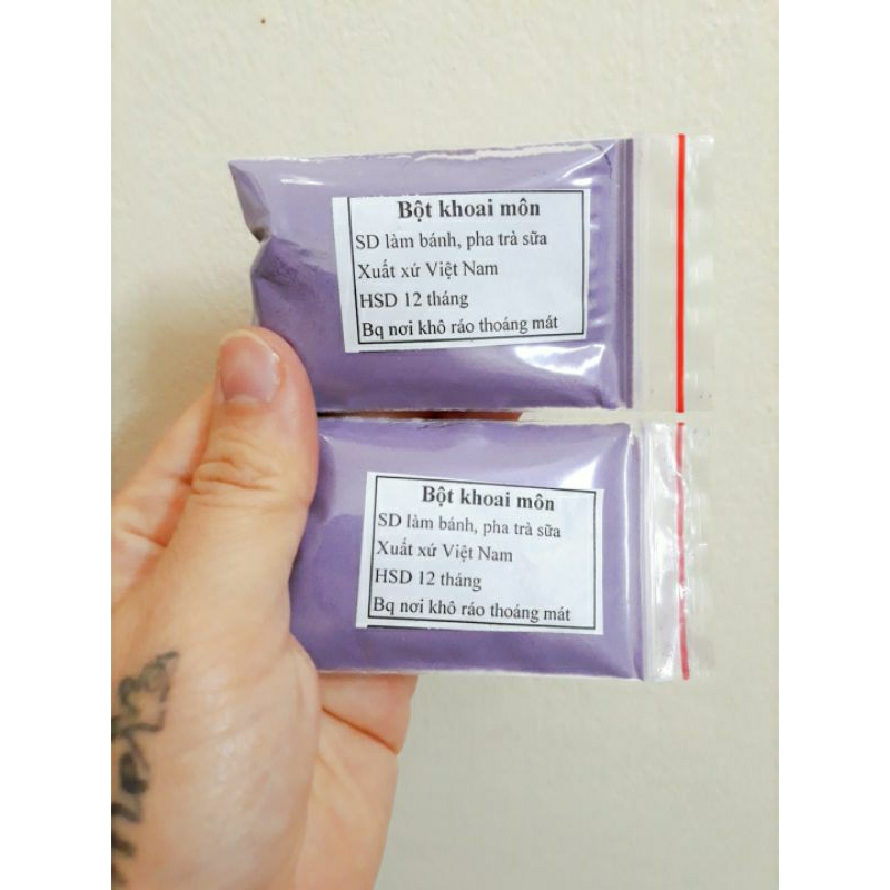 Bột khoai môn gói nhỏ 20g tiện sử dụng tạo hương vị cho món ăn