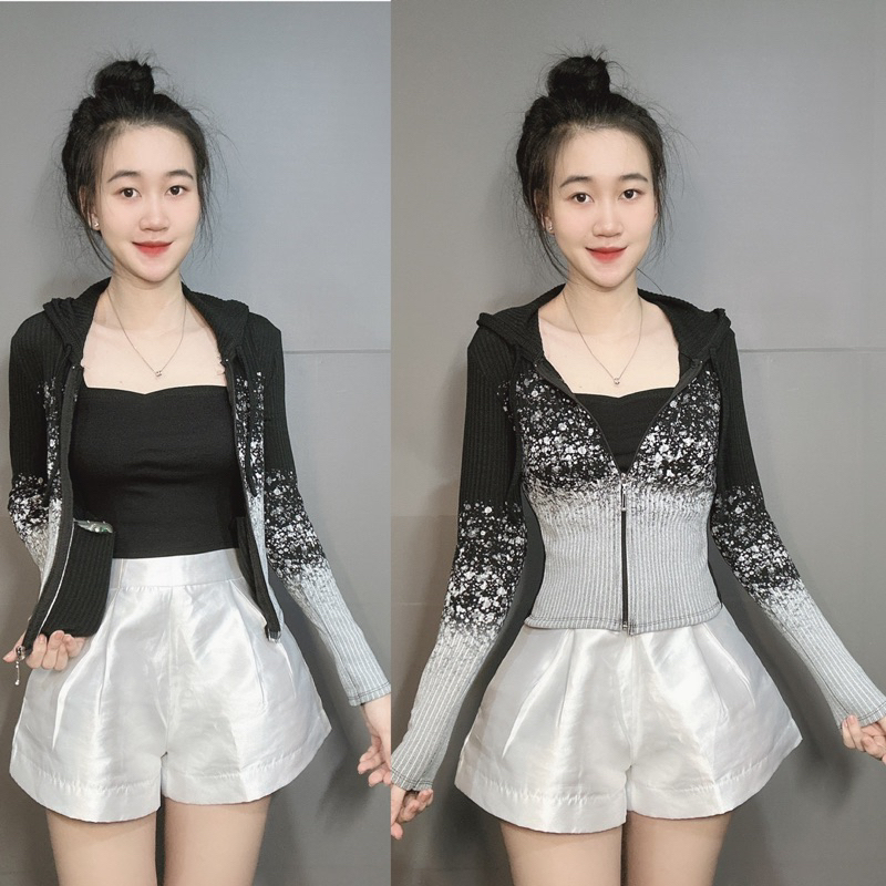 ÁO KHOÁC LOANG MÀU CÓ NÓN & TÚI TRONG ( NL-222) TRENDING ÁO KHOÁC Ủ KEM THUN GÂN