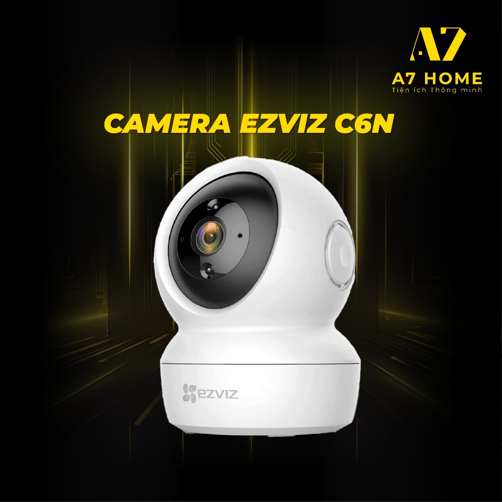 Camera WIFI trong nhà xoay 360 Ezviz C6N 1080p 2MP, C6N 4MP 2K chính hãng, bảo hành 24 tháng