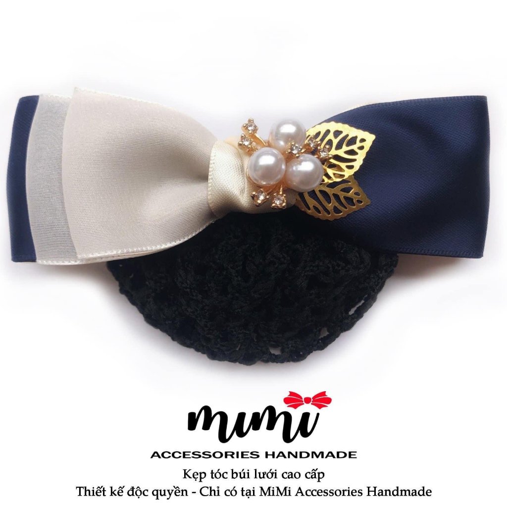 🎀 MiMi Kẹp búi lưới cao cấp 🎀  Kẹp tóc thời trang nữ phong cách hàn quốc phù hợp cho văn phòng, ngân hàng, trung niên
