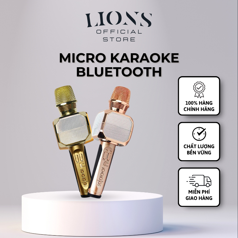 Mic hát Karaoke Bluetooth Sd10,X9 Cầm Tay hát cực hay, SD10 hỗ trợ ghi âm