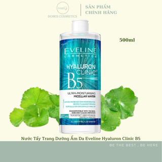 Nước tẩy trang dưỡng ẩm da eveline hyaluron clinic b5 500ml