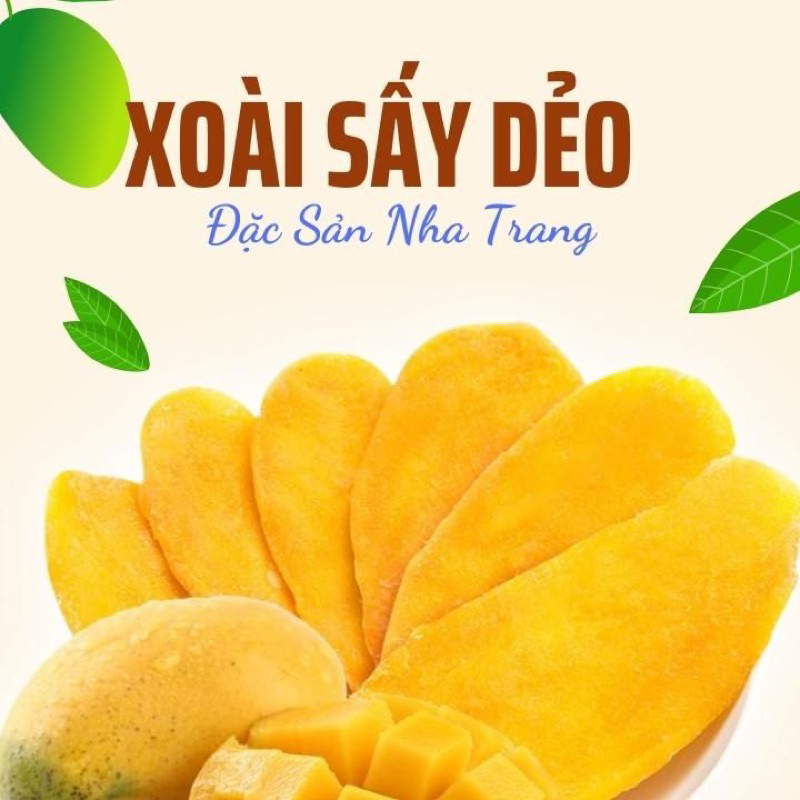 Xoài sấy dẻo túi 100 gram