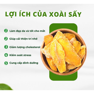 Xoài sấy dẻo túi 100 gram