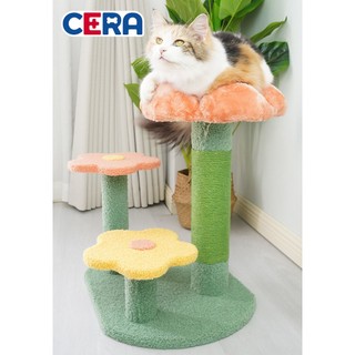 Trụ Cào Móng Cho Mèo 3 Bông Hoa - Trụ cào Móng 006