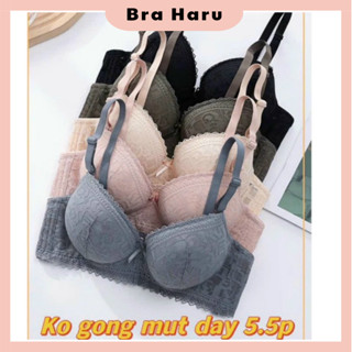 Áo Lót Ren Nữ Đệm Dày 5.5cm Không Gọng Siêu Nâng Ngực 912 CHỌN TĂNG SIZE