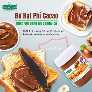 Bơ Hạt Phỉ Cacao Golden Farm
