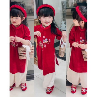 Sét cách Tân nhung cho bé xả lẻ size