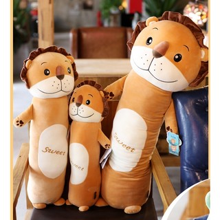 GỐI ÔM SƯ TỬ DỄ THƯƠNG SIÊU MỀM MỊN (55CM--->90M) VẢI MINISO 4 CHIỀU CO GIÃN, HÀNG LOẠI 1 CAO CẤP