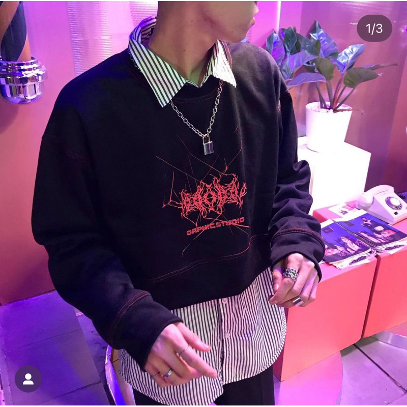 Freeship Áo Croptop Orphic Studio