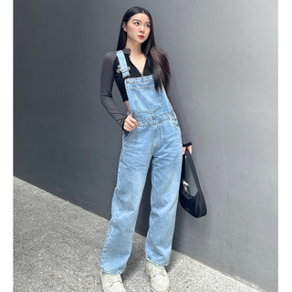 Quần Yếm Jean Dài Ống Rộng TiQi Jeans Y-494