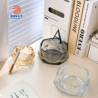 Gạt Tàn Thủy Tinh Sang Trọng Nhiều Màu Sắc, Gạt Tàn Văn Phòng Cao Cấp Tiếp Khách Dolly House