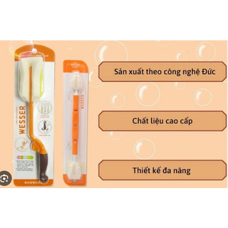 (HCM) Dụng cụ cọ rửa bình sữa Wesser