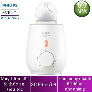 Máy hâm sữa Philips Avent Siêu NhanhSCF 355/09