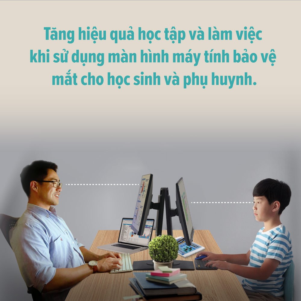 Màn hình máy tính BenQ GW2480T IPS 24" 1080P bảo vệ mắt chân đế chỉnh độ cao phù hợp làm việc văn phòng giải trí cá nhân | BigBuy360 - bigbuy360.vn