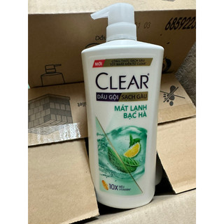 Dầu gội Clear bạc hà 880g