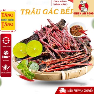Thịt trâu gác bếp tây bắc, tặng kèm chẩm chéo, cam kết thịt tươi đảm bảo chất lượng, cam kết không chất bảo quản