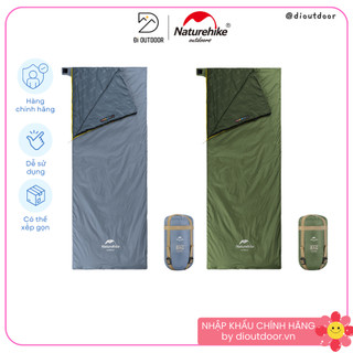 Túi ngủ Naturehike LW180 NH21MSD09 gấp gọn siêu nhẹ túi ngủ cắm trại