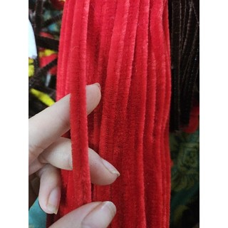 Set nguyên liệu làm hoa đào đỏ